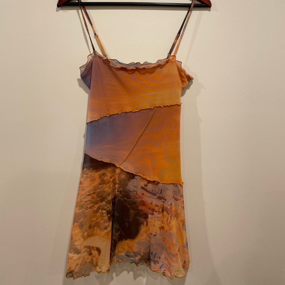 Urban sunset dress